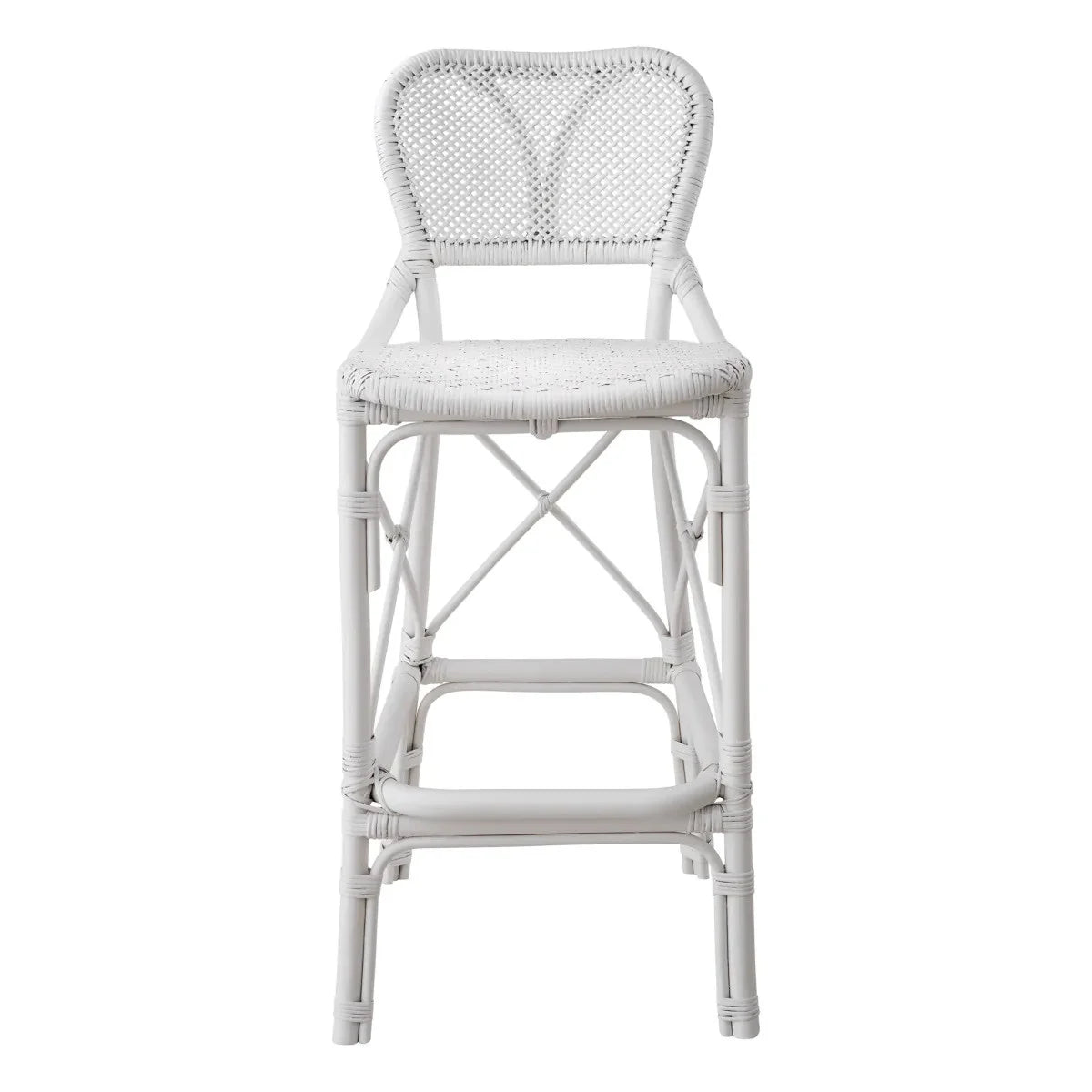 Eichholtz Colony Bar Stool in Matte White - CLEARANCE - BRAND NEW BOXED