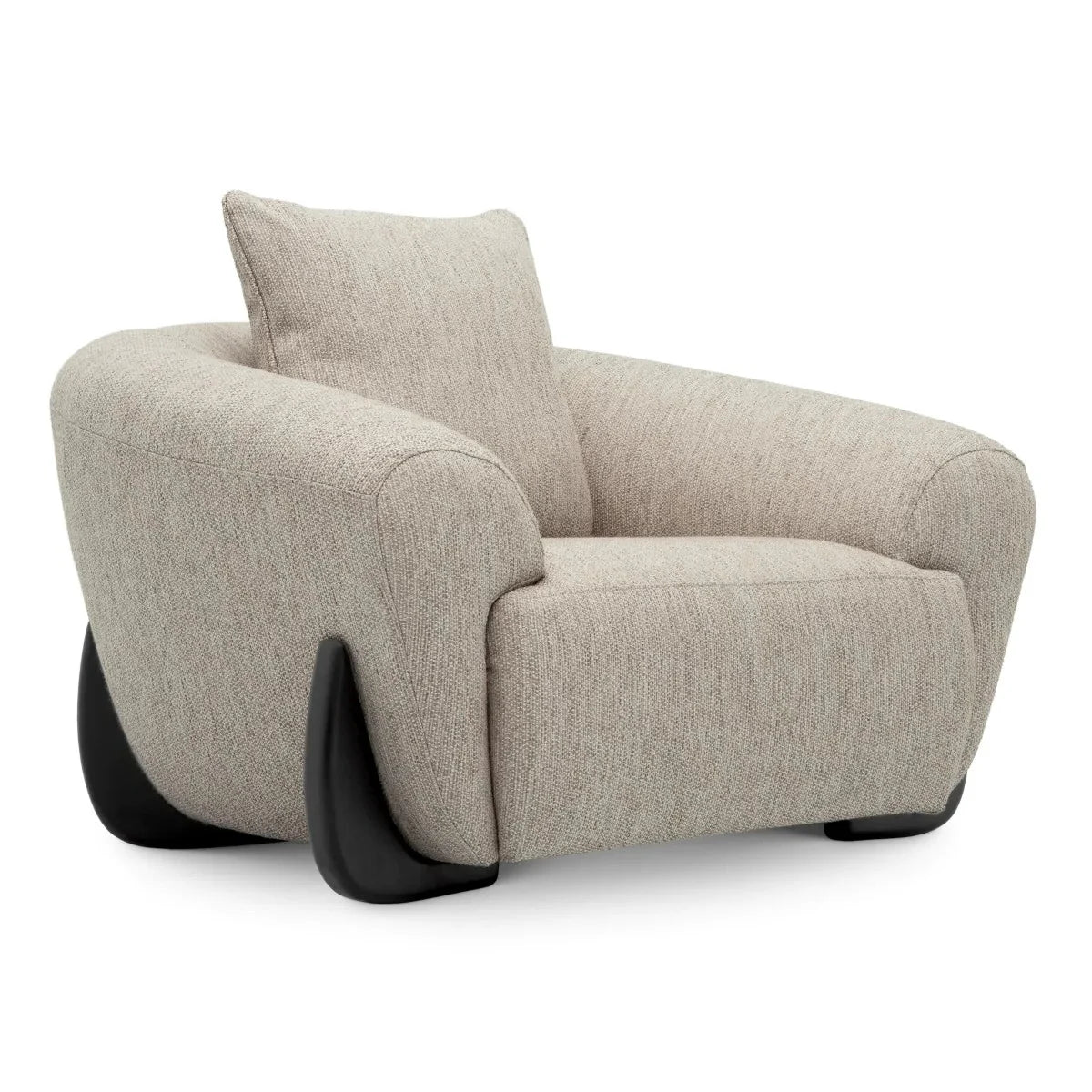 Eichholtz Siderno Chair in Splendor Light Grey - CLEARANCE - BRAND NEW BOXED