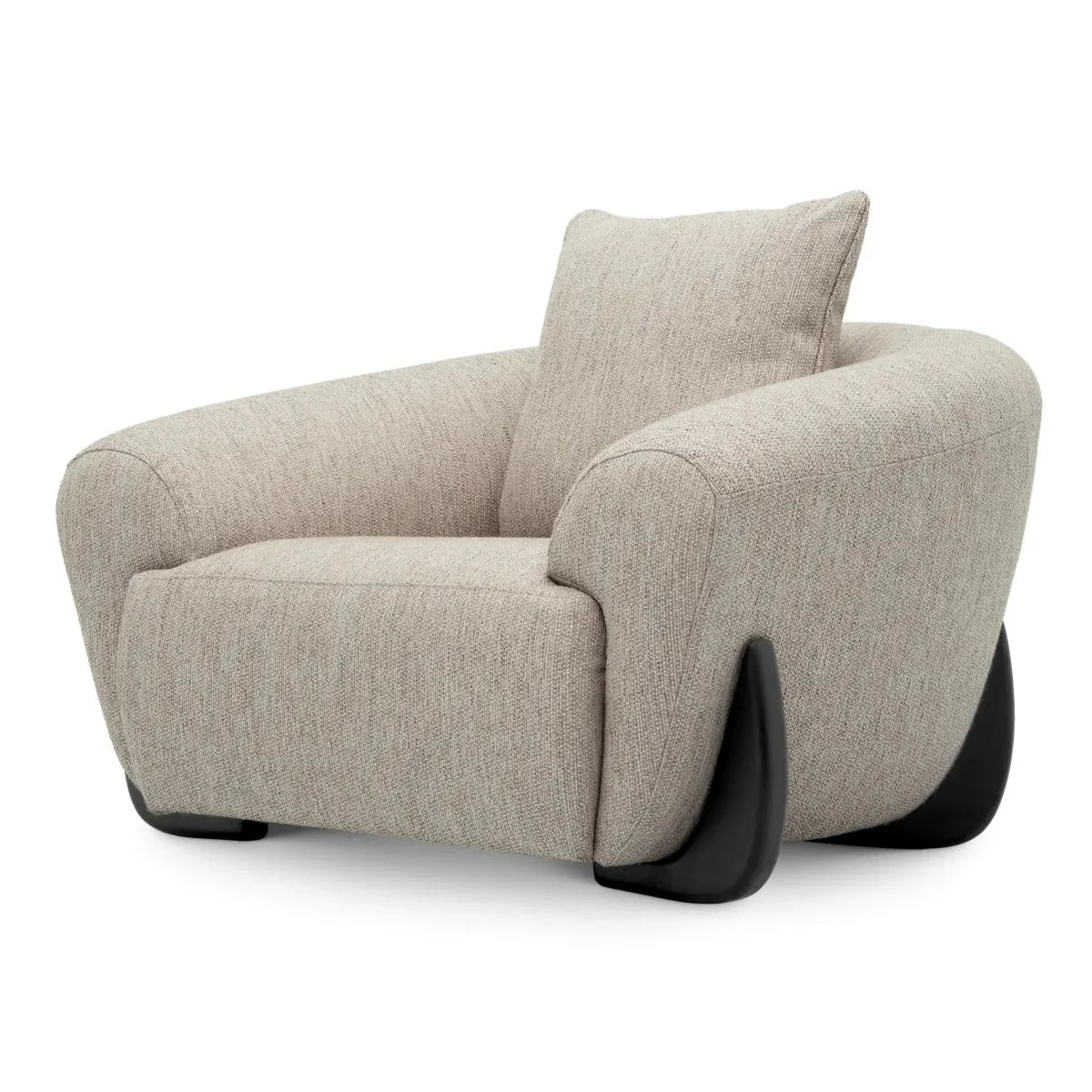 Eichholtz Siderno Chair in Splendor Light Grey - CLEARANCE - BRAND NEW BOXED