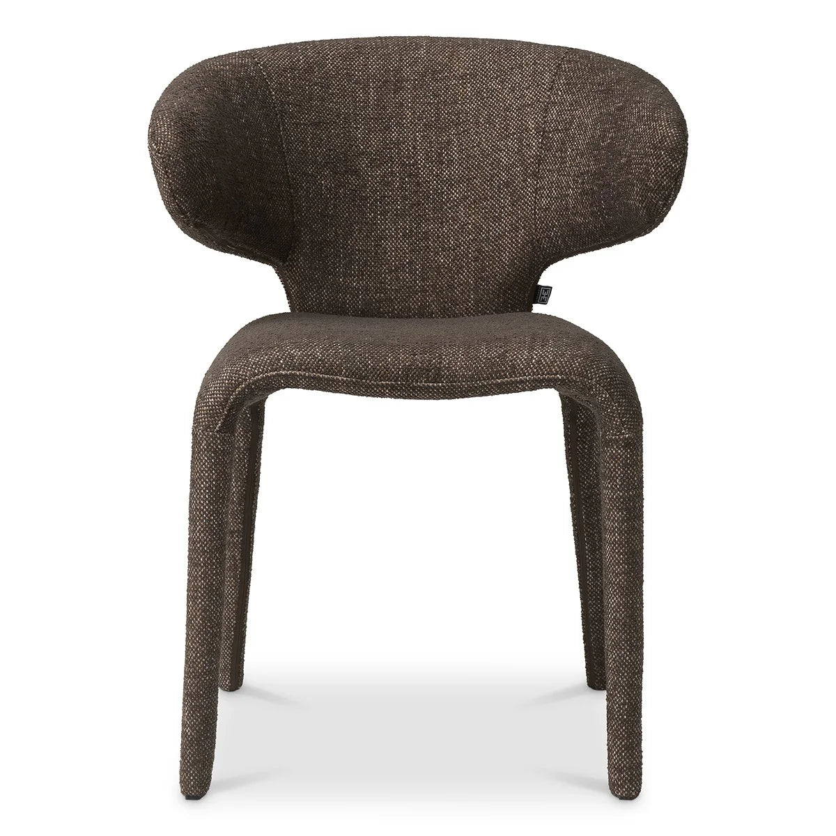 Eichholtz Josephine Dining Chair in Renato Brown - CLEARANCE - BRAND NEW BOXED