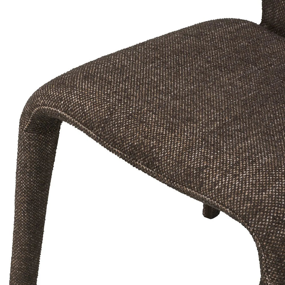 Eichholtz Josephine Dining Chair in Renato Brown - CLEARANCE - BRAND NEW BOXED