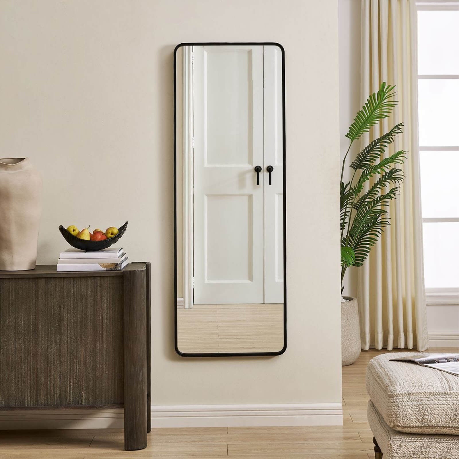 Keiichi Toby Full Length Mirror in Black