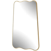 Keiichi Olivia Scalloped Mirror in Gold