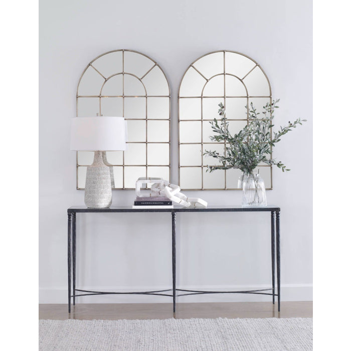 Uttermost Connection Sculpture - White Marble
