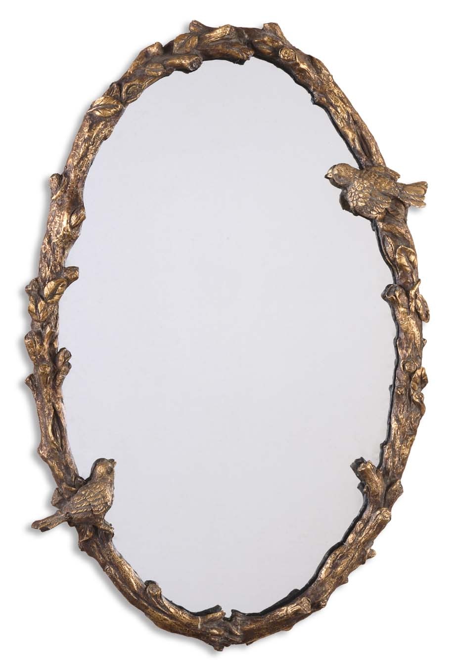  Paza Oval Vine Gold Mirror