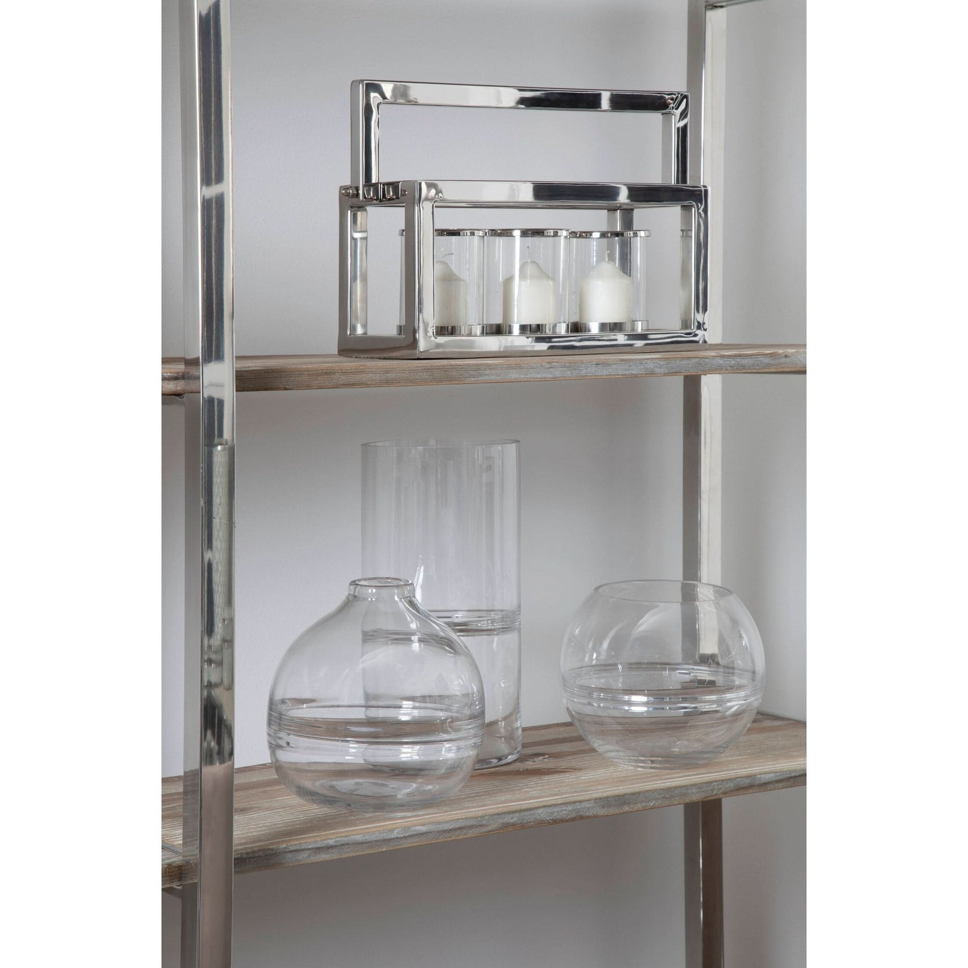 Optik Clear Glass Vase   Nicholas John Interiors