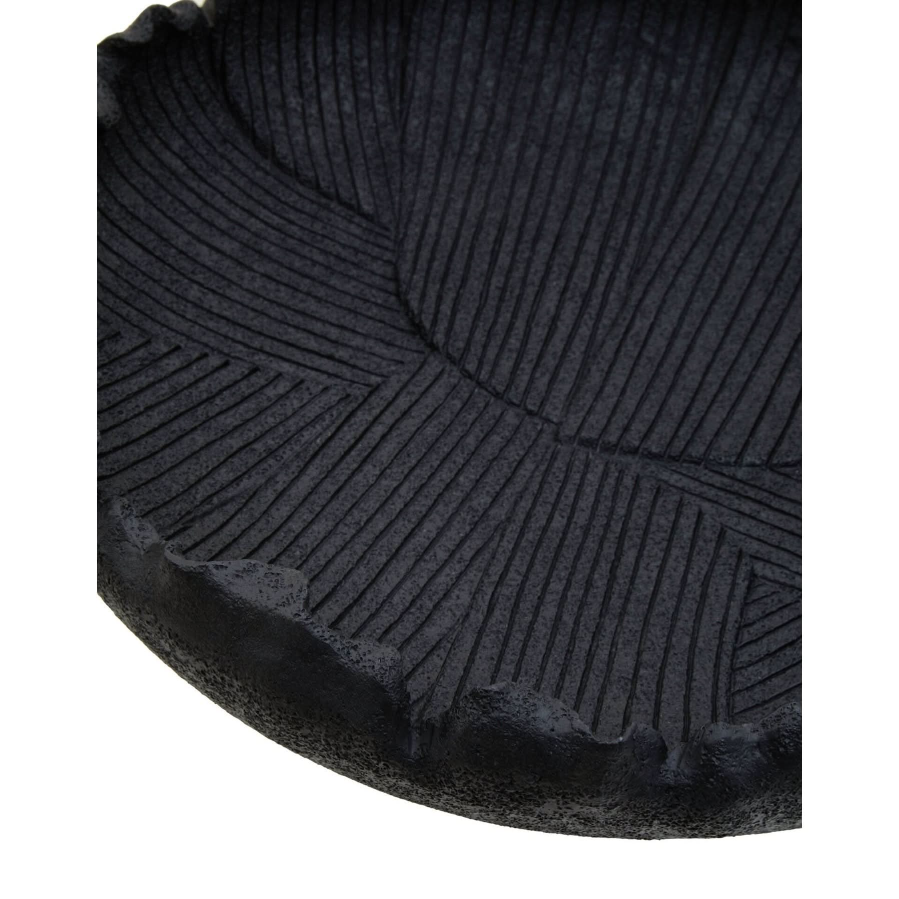 Broc Black Textured Bowl   Nicholas John Interiors