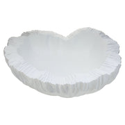 Broc Curved Textured White Bowl   Nicholas John Interiors