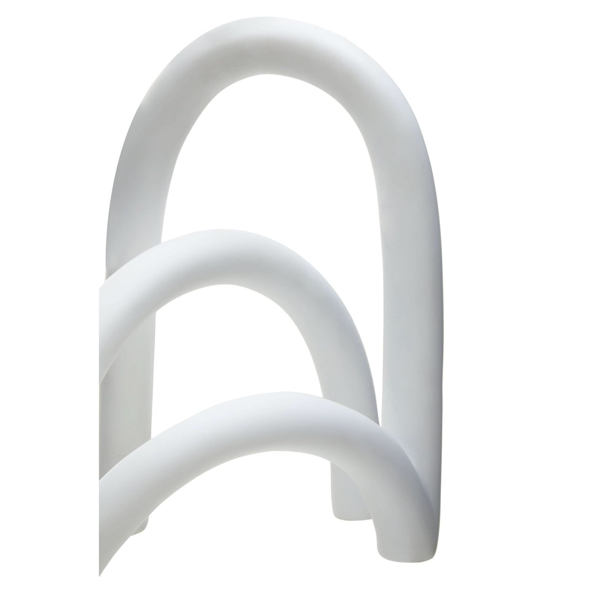Broc White Arched Sculpture   Nicholas John Interiors