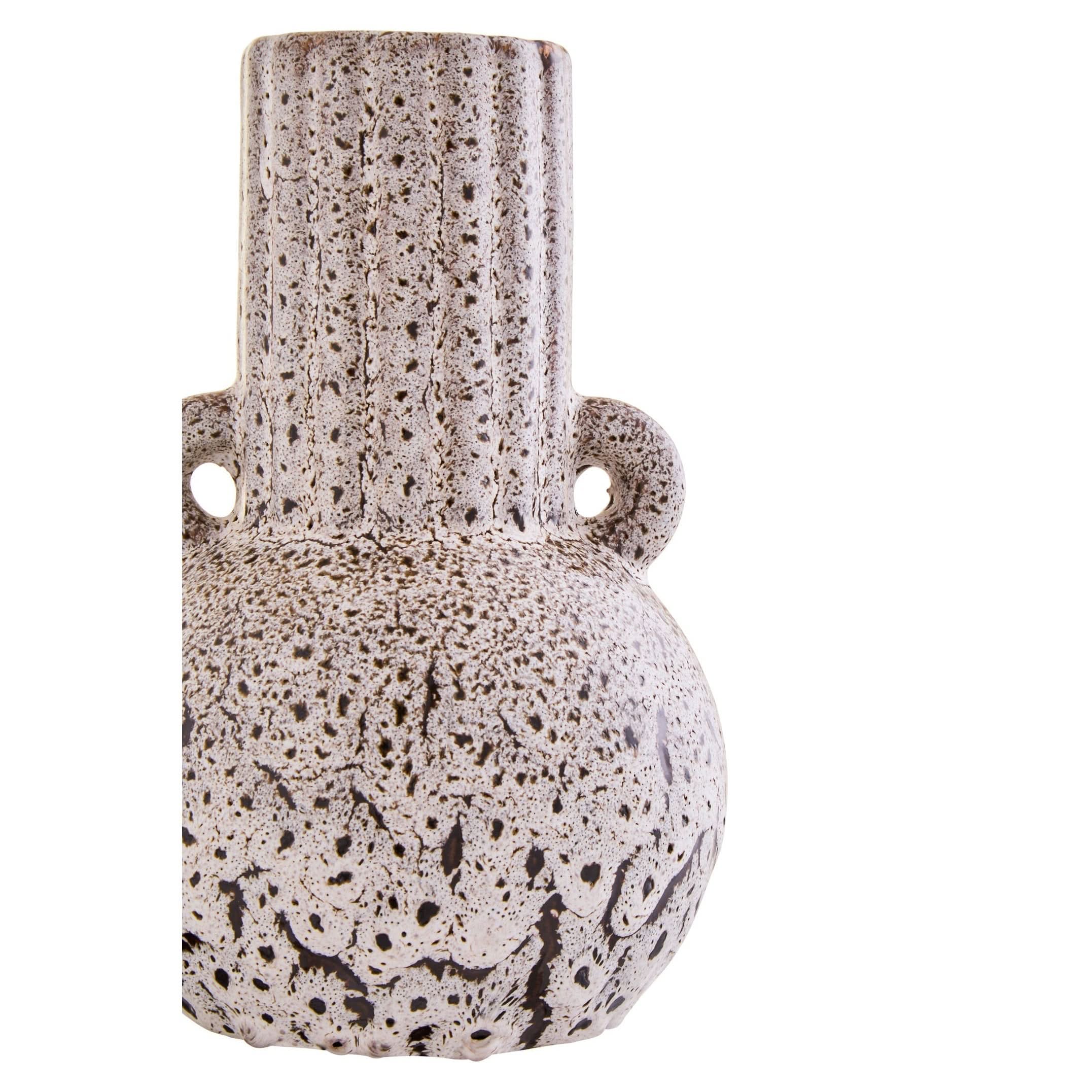 Calcita Small Speckled Brown Vase   Nicholas John Interiors