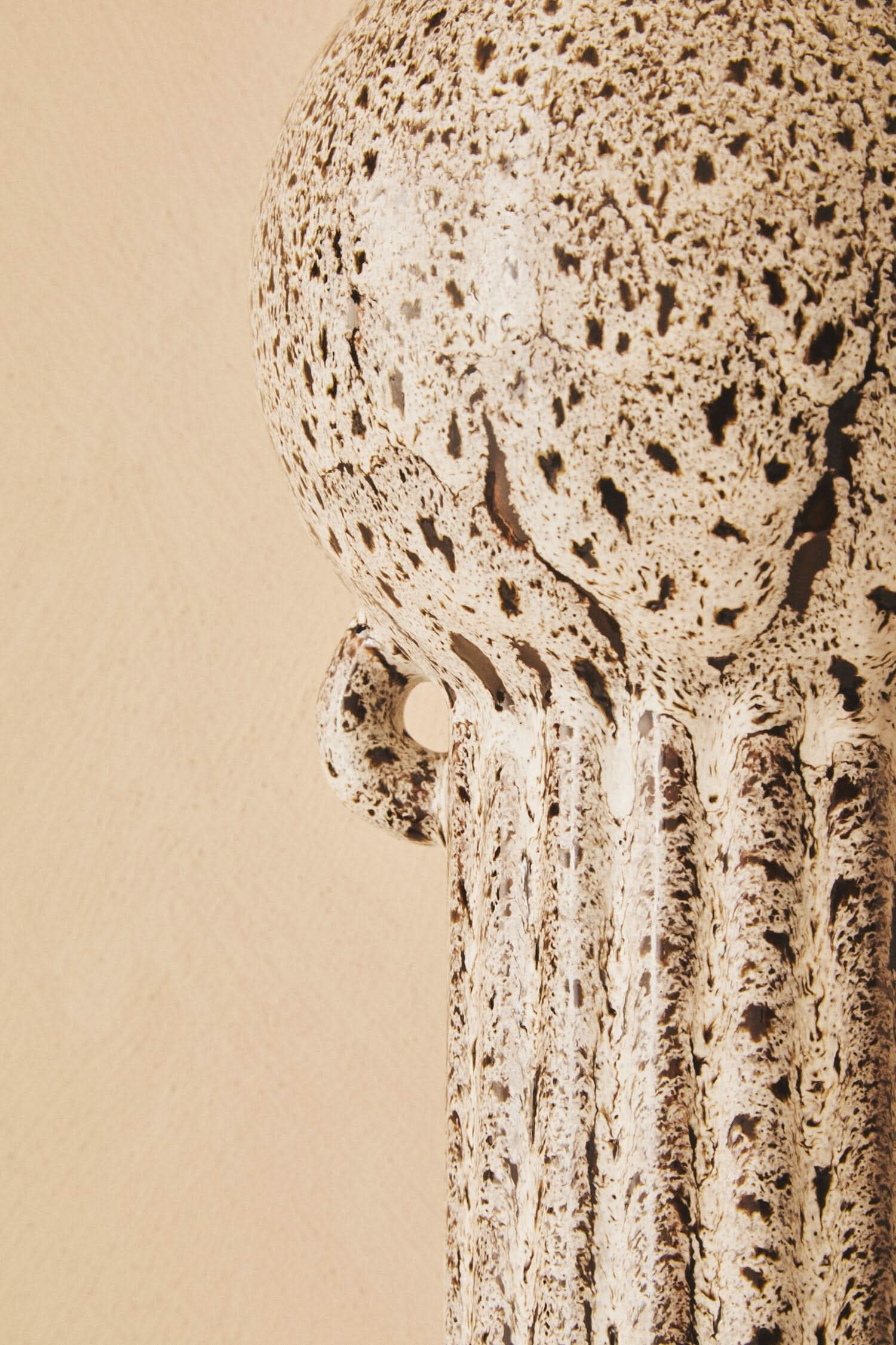 Calcita Large Speckled Brown Vase   Nicholas John Interiors