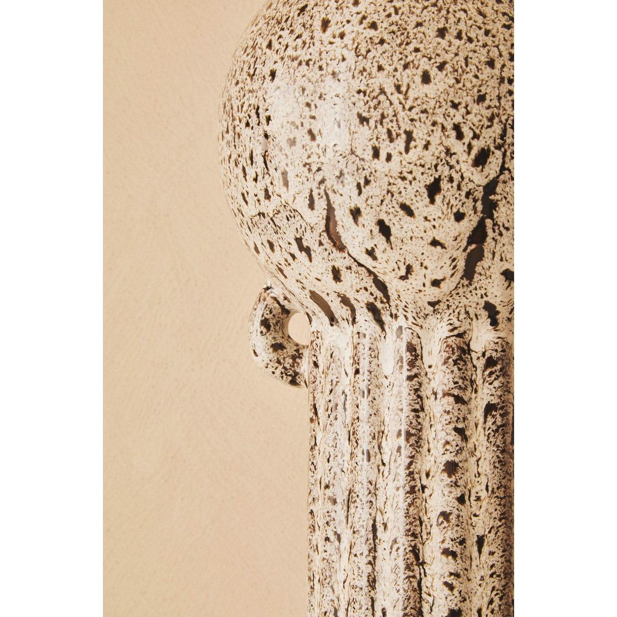 Calcita Large Speckled Brown Vase   Nicholas John Interiors