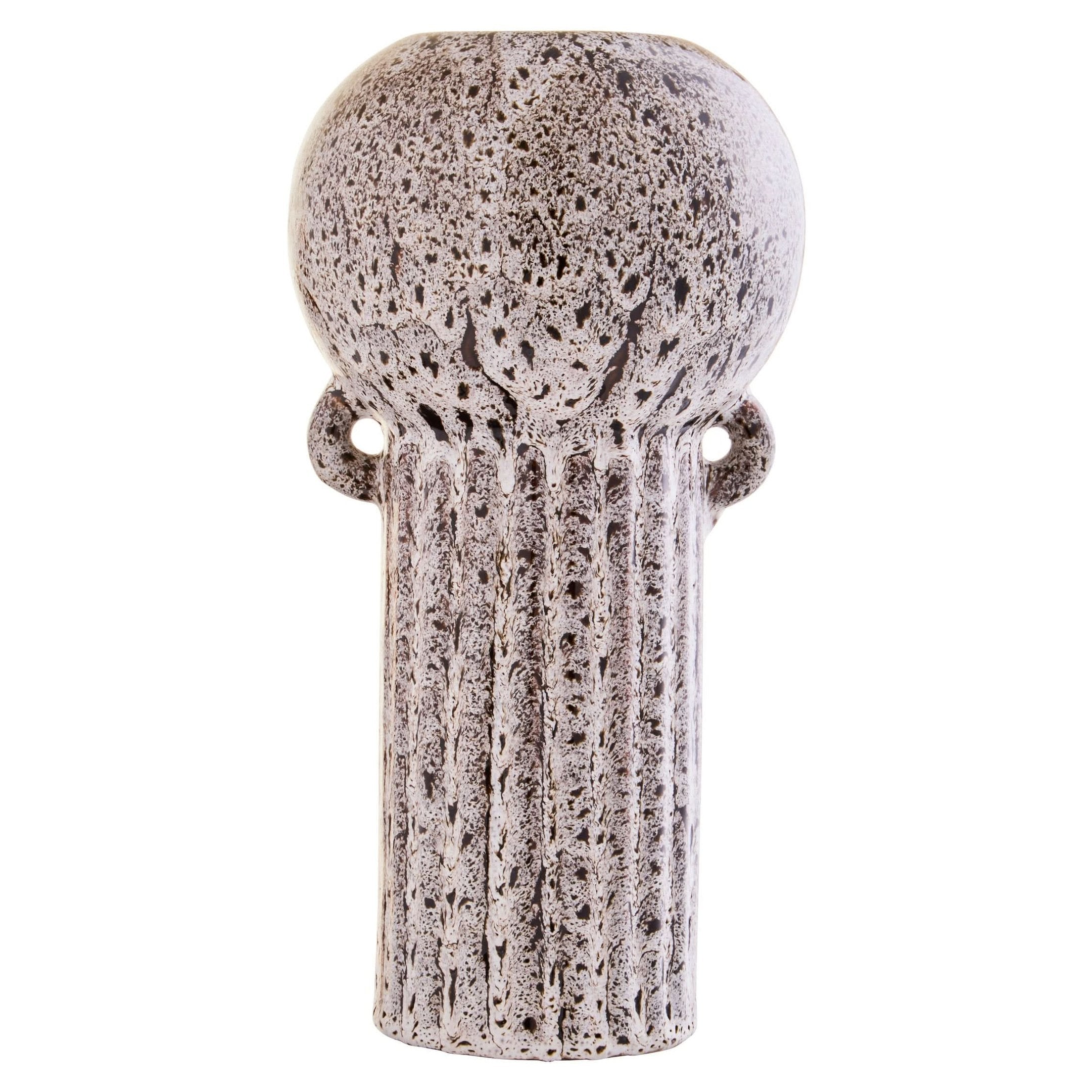 Calcita Large Speckled Brown Vase   Nicholas John Interiors