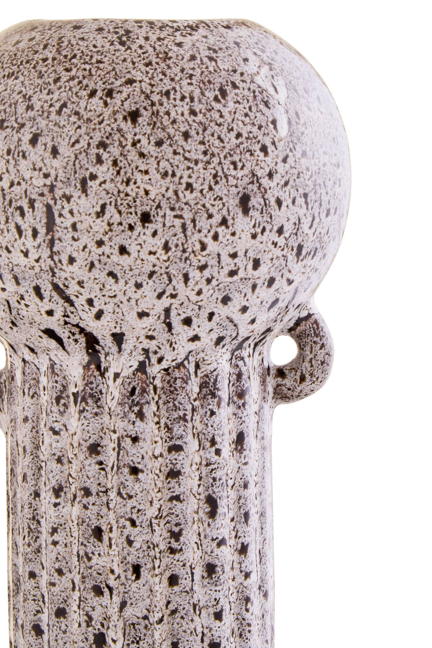 Calcita Large Speckled Brown Vase   Nicholas John Interiors