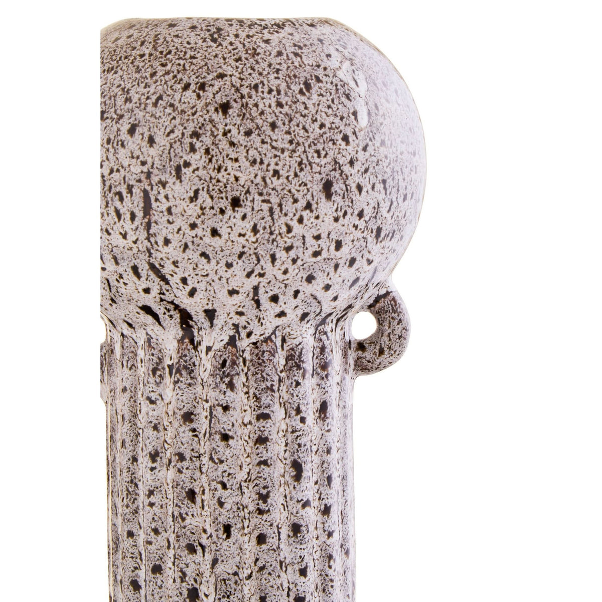 Calcita Large Speckled Brown Vase   Nicholas John Interiors