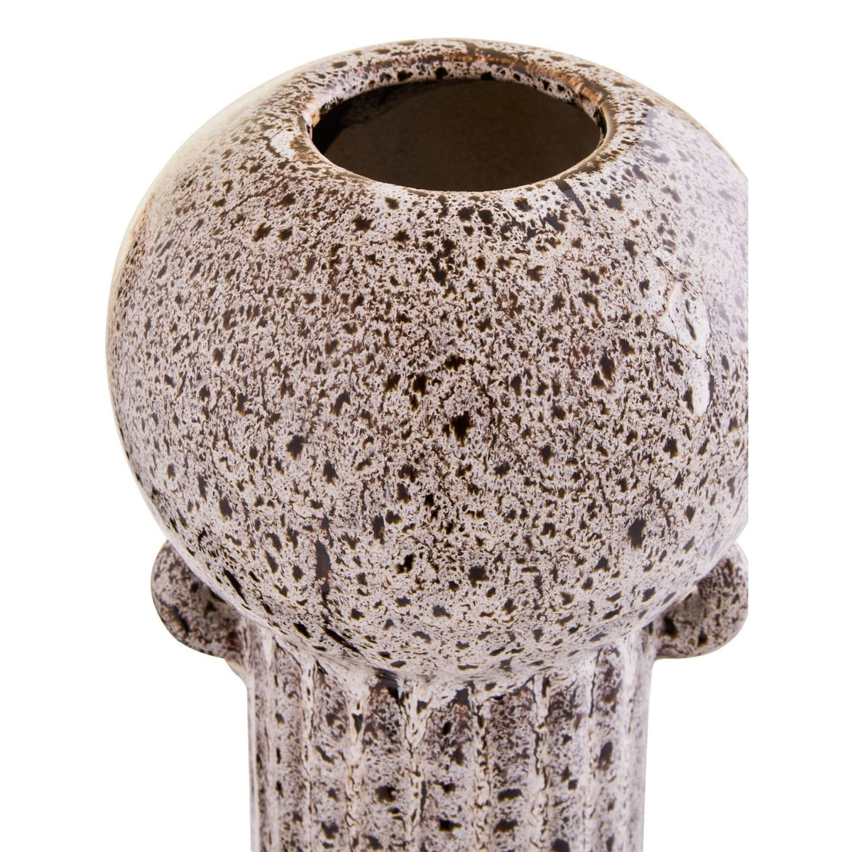 Calcita Large Speckled Brown Vase   Nicholas John Interiors