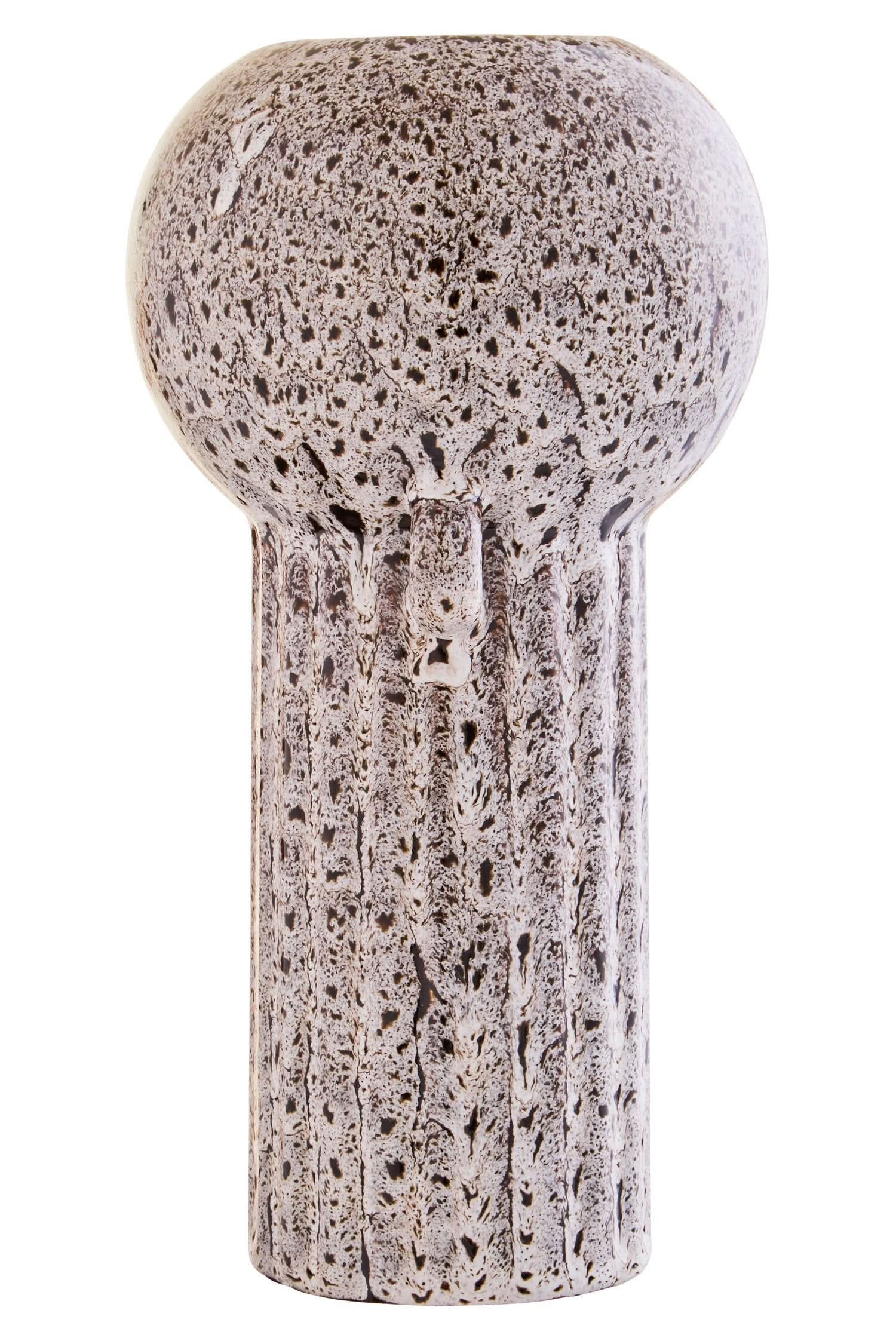 Calcita Large Speckled Brown Vase   Nicholas John Interiors