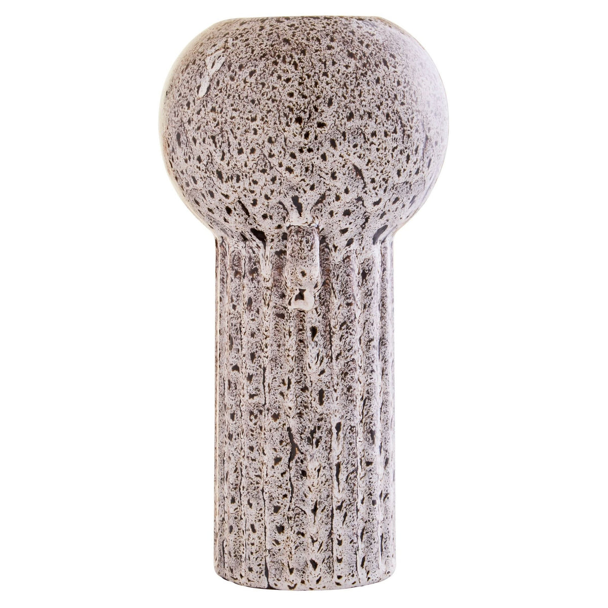 Calcita Large Speckled Brown Vase   Nicholas John Interiors