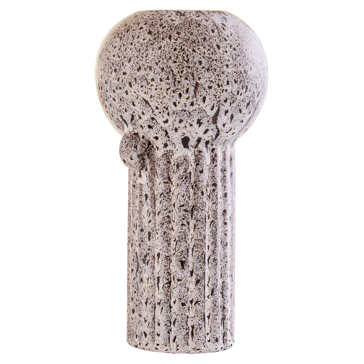 Calcita Large Speckled Brown Vase   Nicholas John Interiors