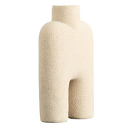 Broc Large Sandstone Effect Sculptured Vase   Nicholas John Interiors