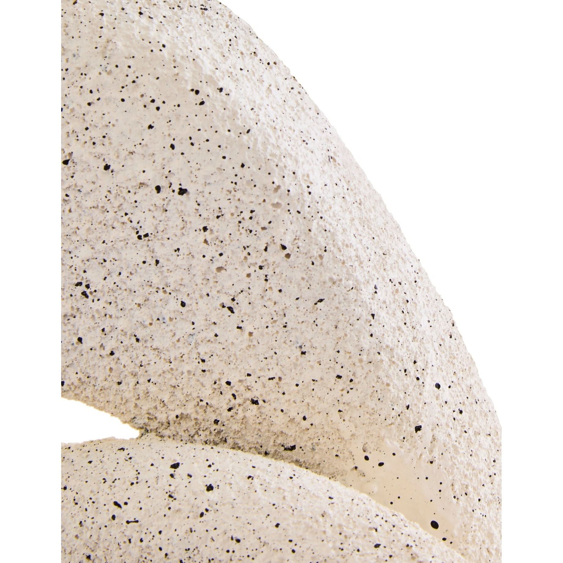 Broc Cream Textured Loop Sculpture   Nicholas John Interiors