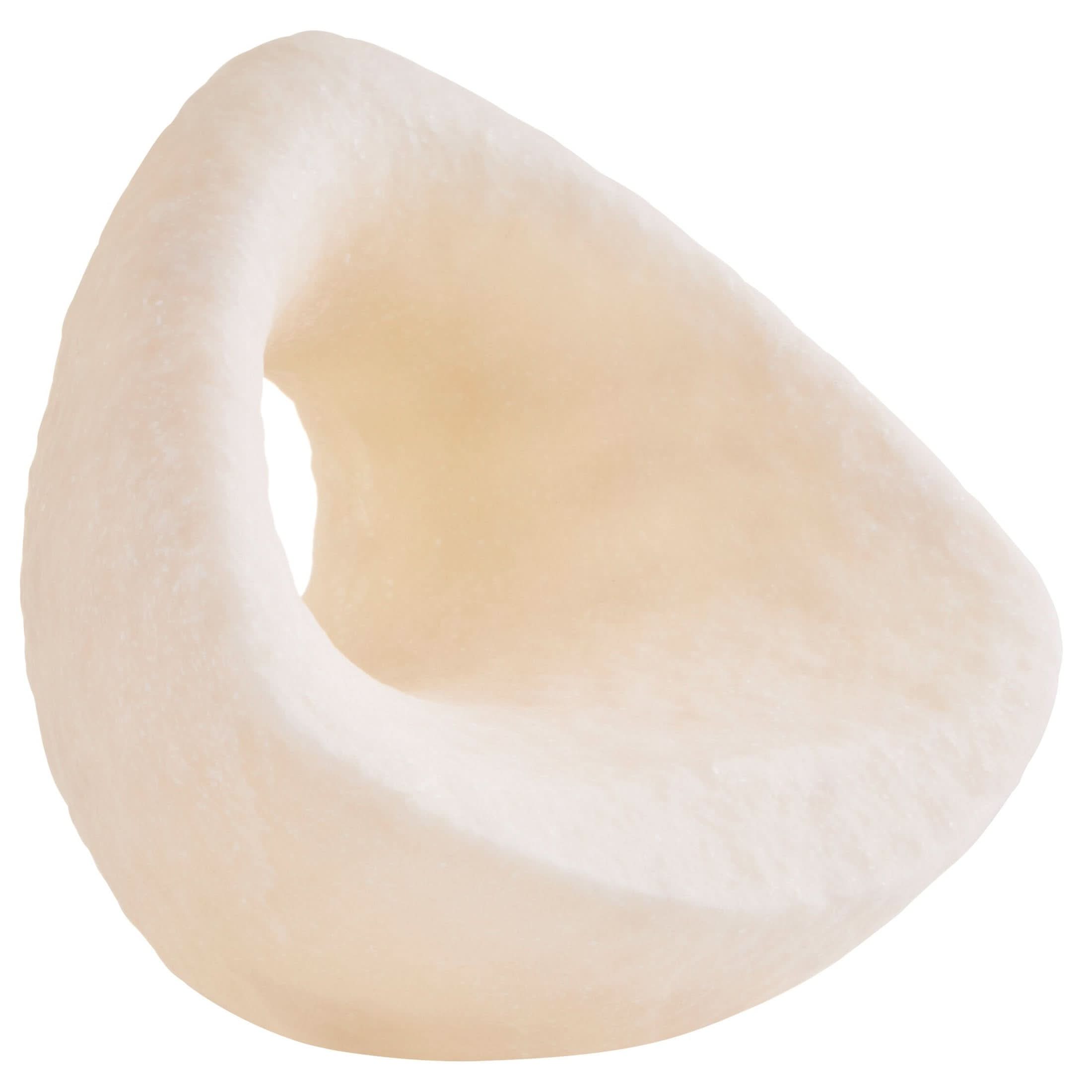 Broc Cream Textured Geometric Sculpture   Nicholas John Interiors