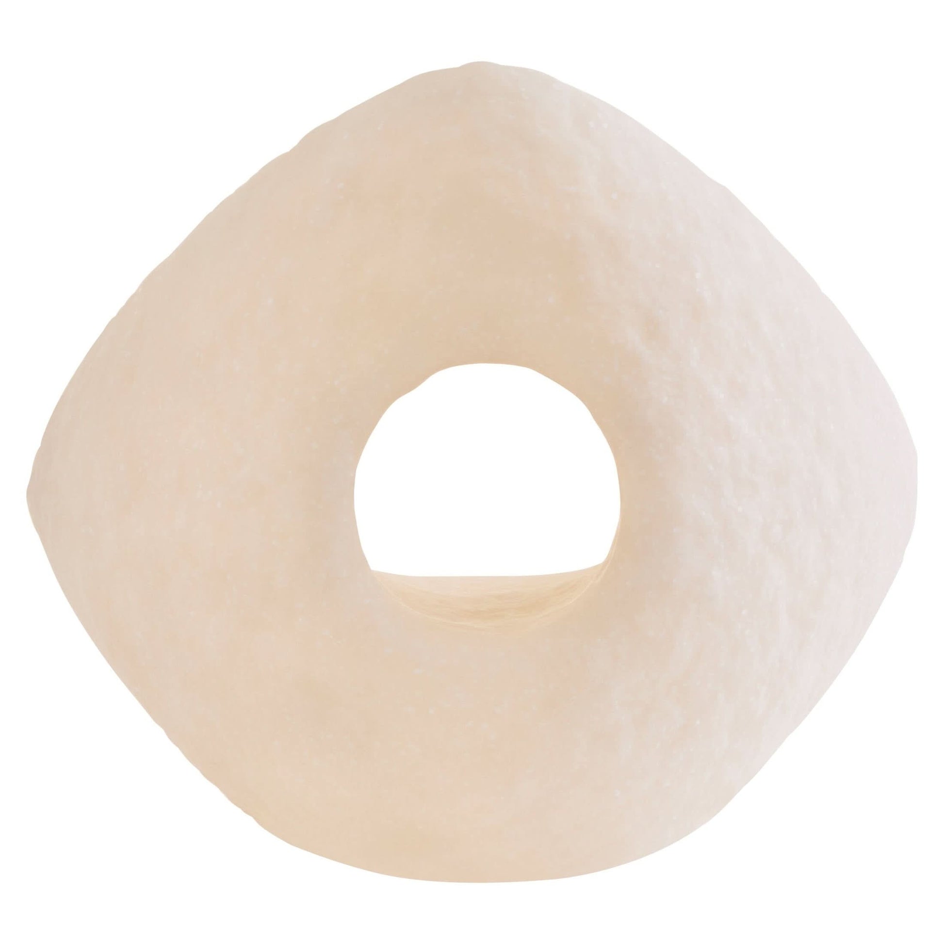 Broc Cream Textured Geometric Sculpture   Nicholas John Interiors