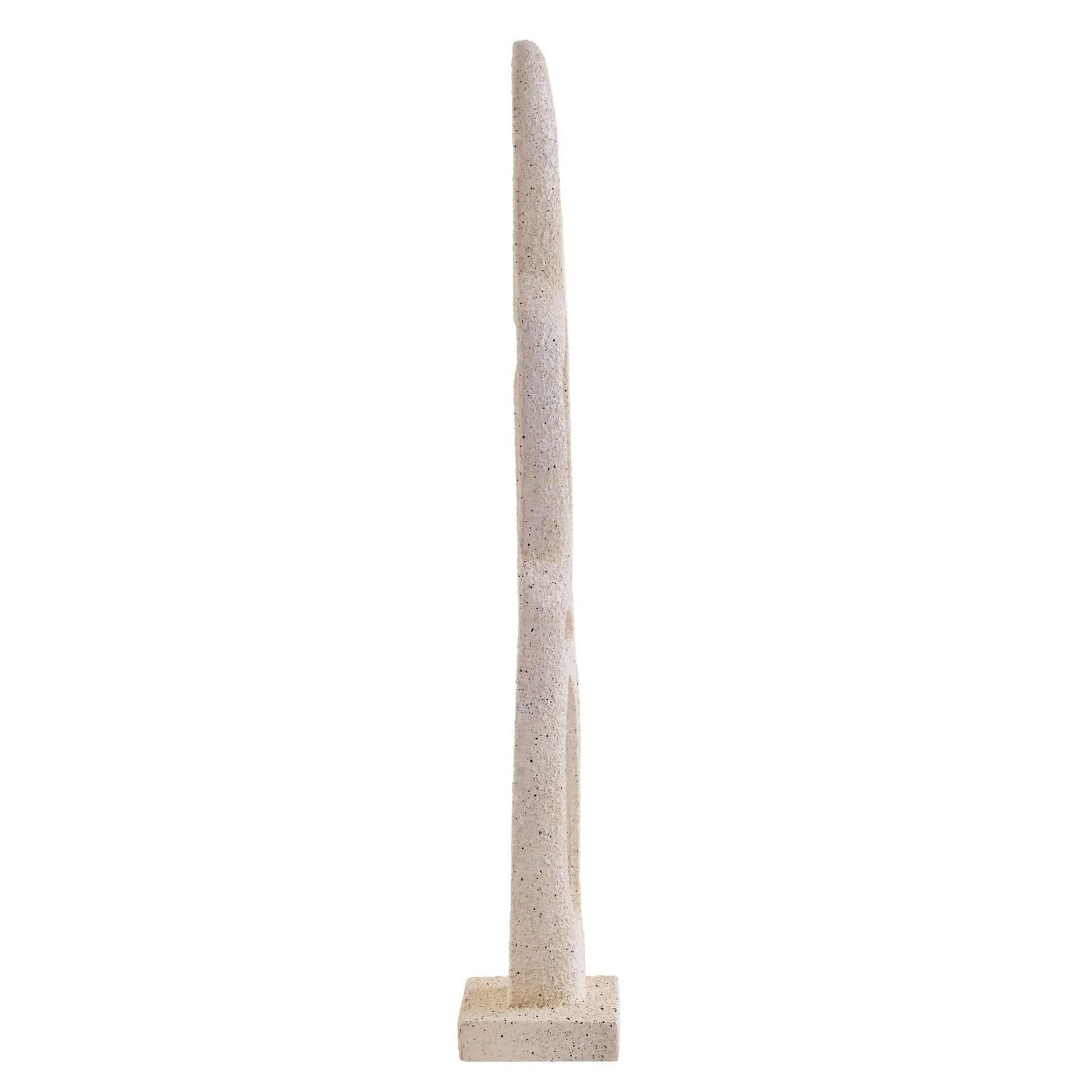 Broc Cream Textured Abstract Interlocking Sculpture   Nicholas John Interiors