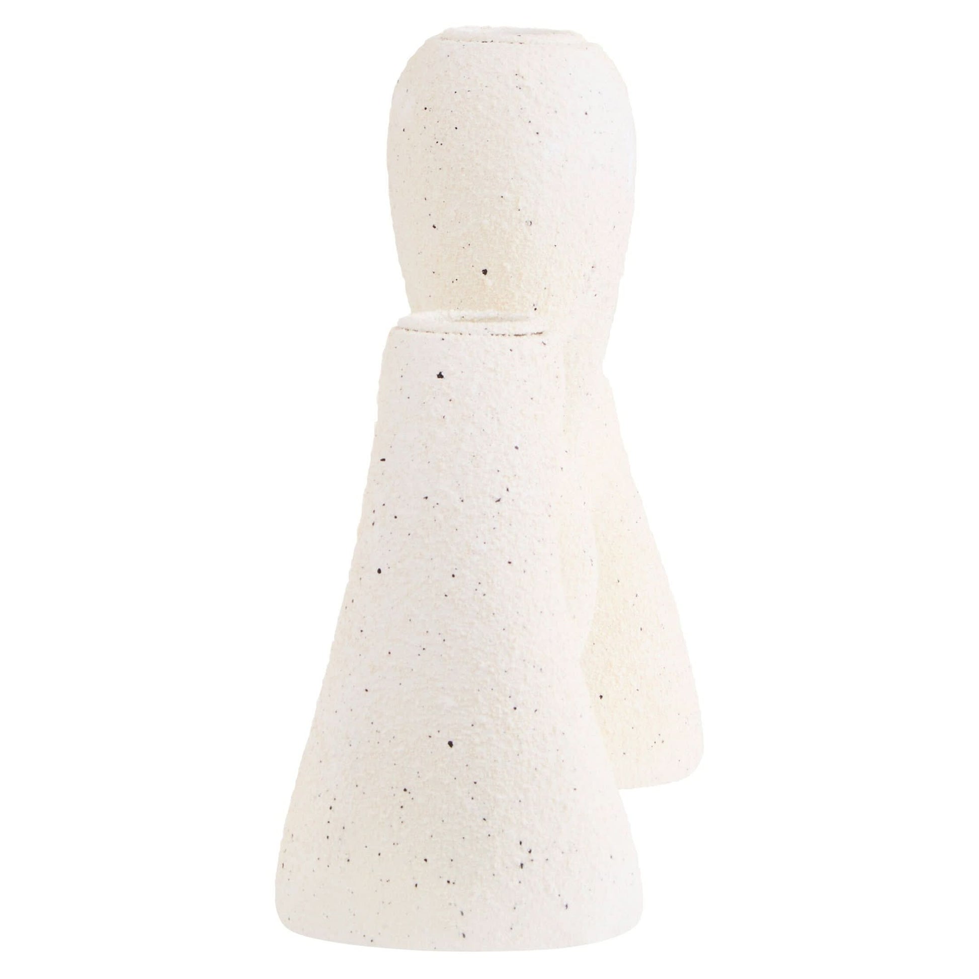 Broc Cream Organic Candle Holder   Nicholas John Interiors