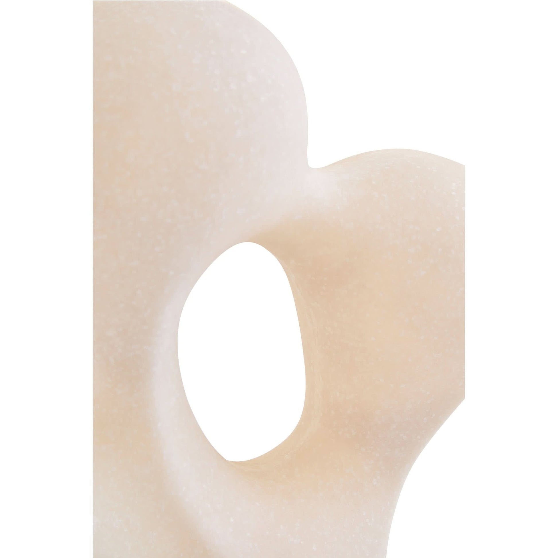 Broc White Marble Effect Organic Sculpture   Nicholas John Interiors