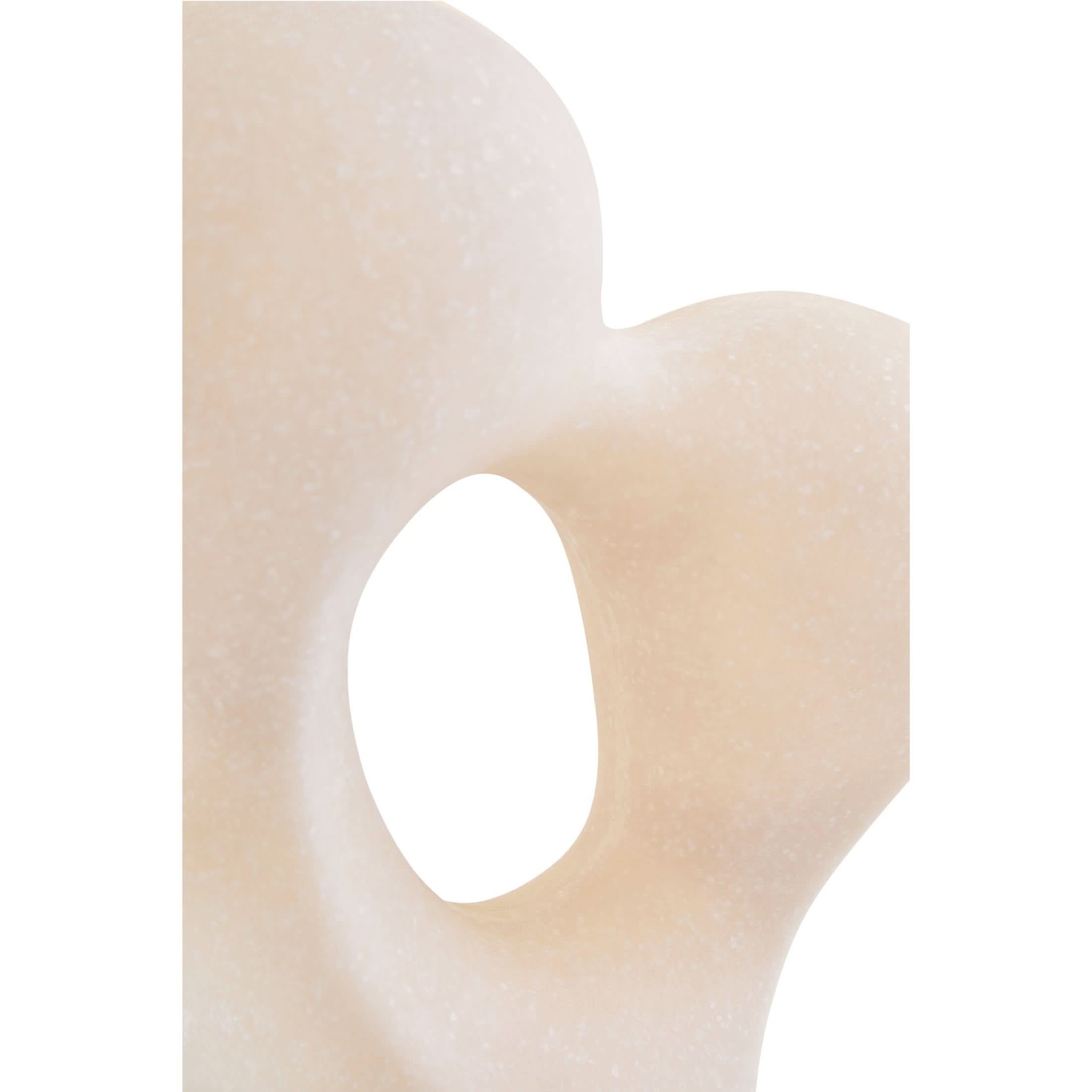 Broc White Marble Effect Organic Sculpture   Nicholas John Interiors