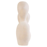 Broc White Marble Effect Organic Sculpture   Nicholas John Interiors