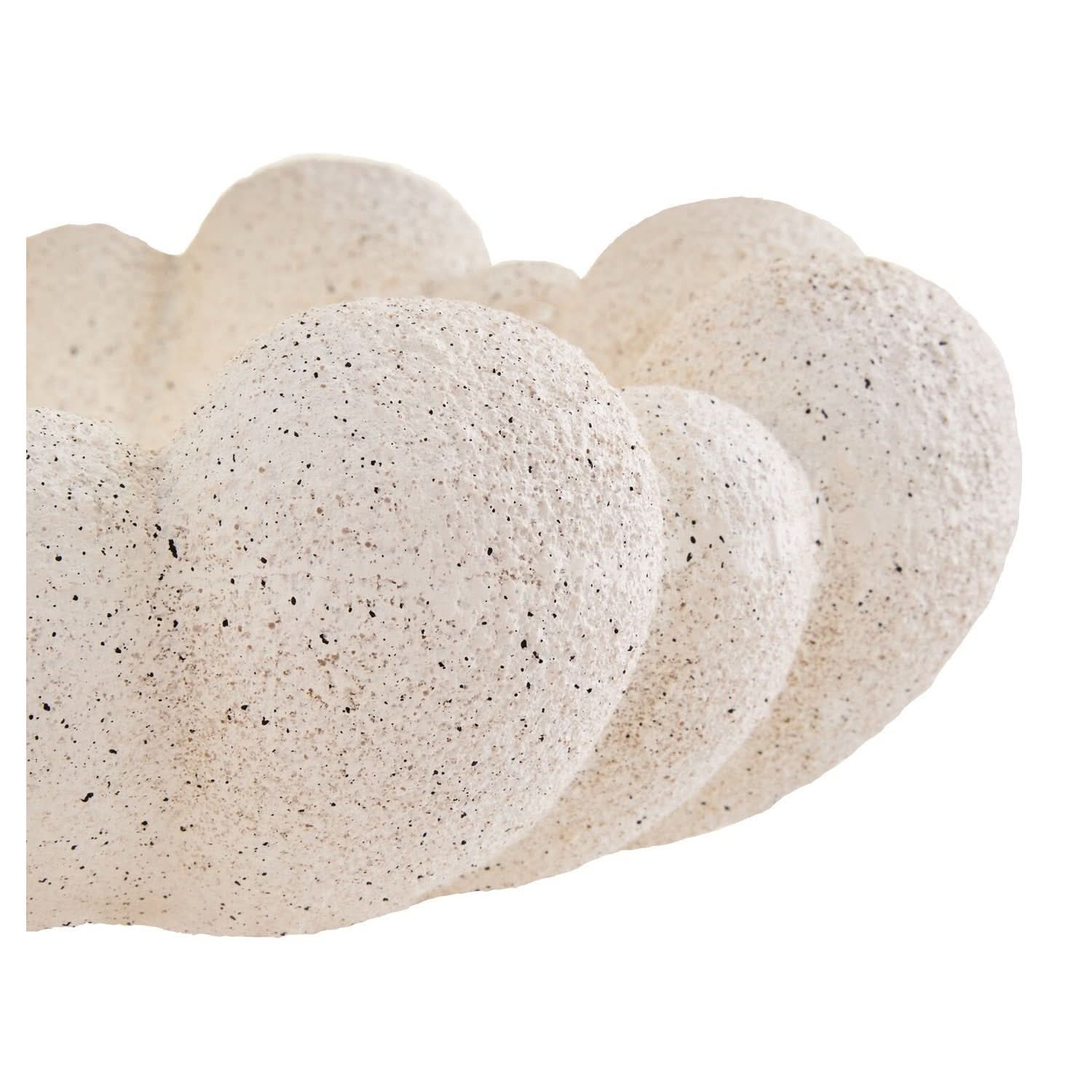 Broc Cream Bubble Design Bowl   Nicholas John Interiors