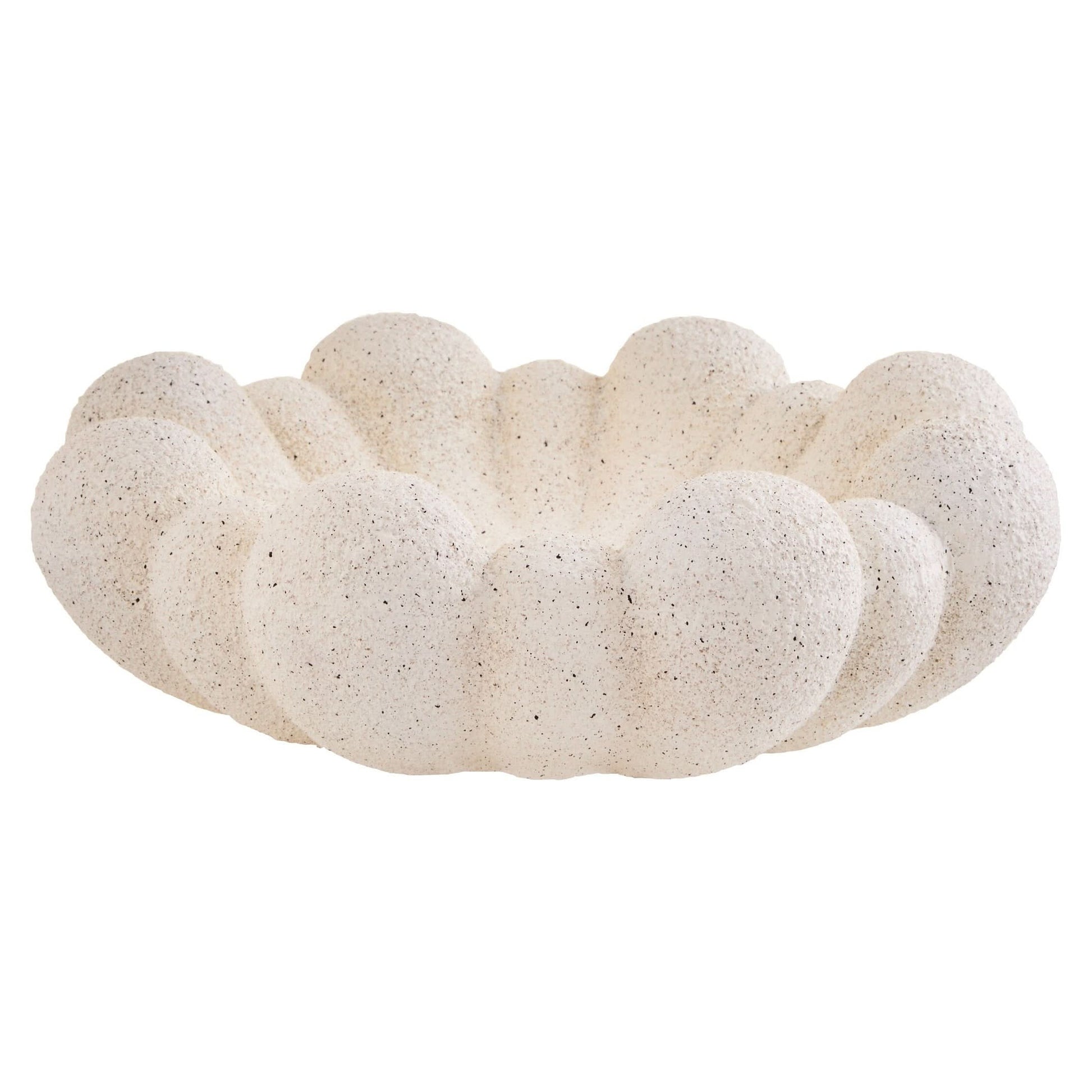 Broc Cream Bubble Design Bowl   Nicholas John Interiors