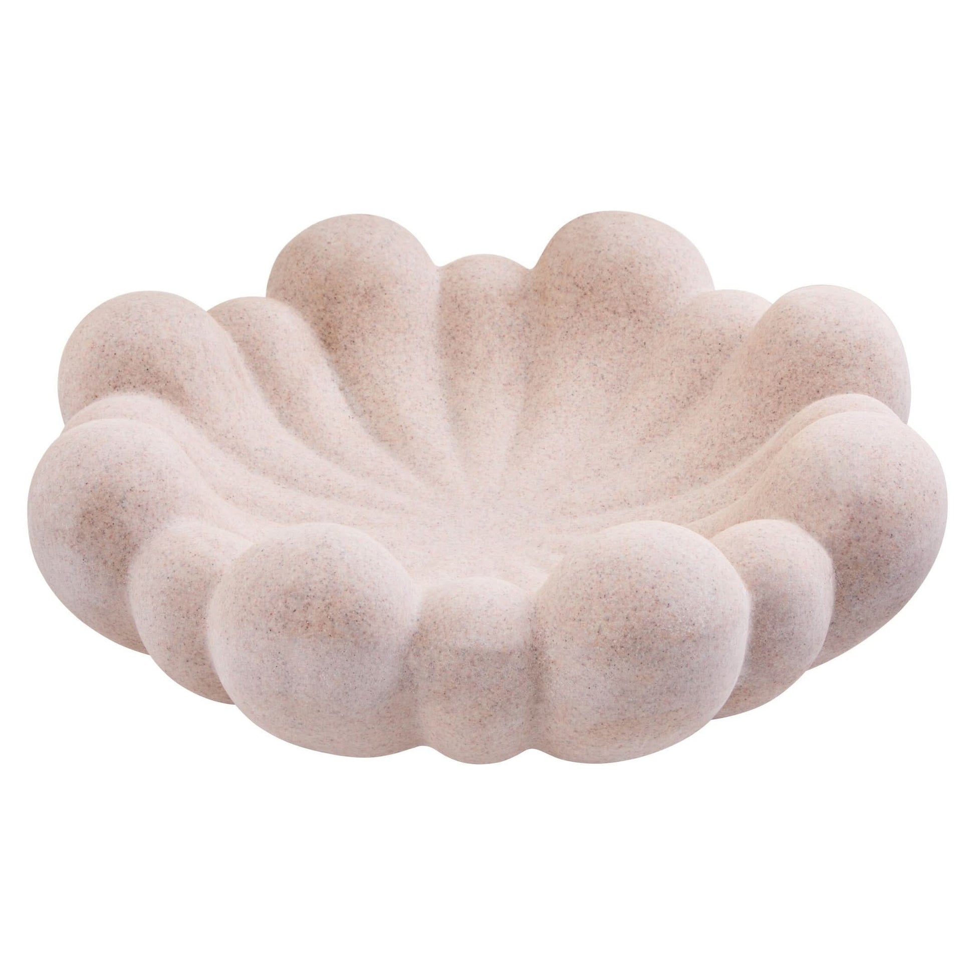 Broc Sandstone Effect Bubble Design Bowl   Nicholas John Interiors