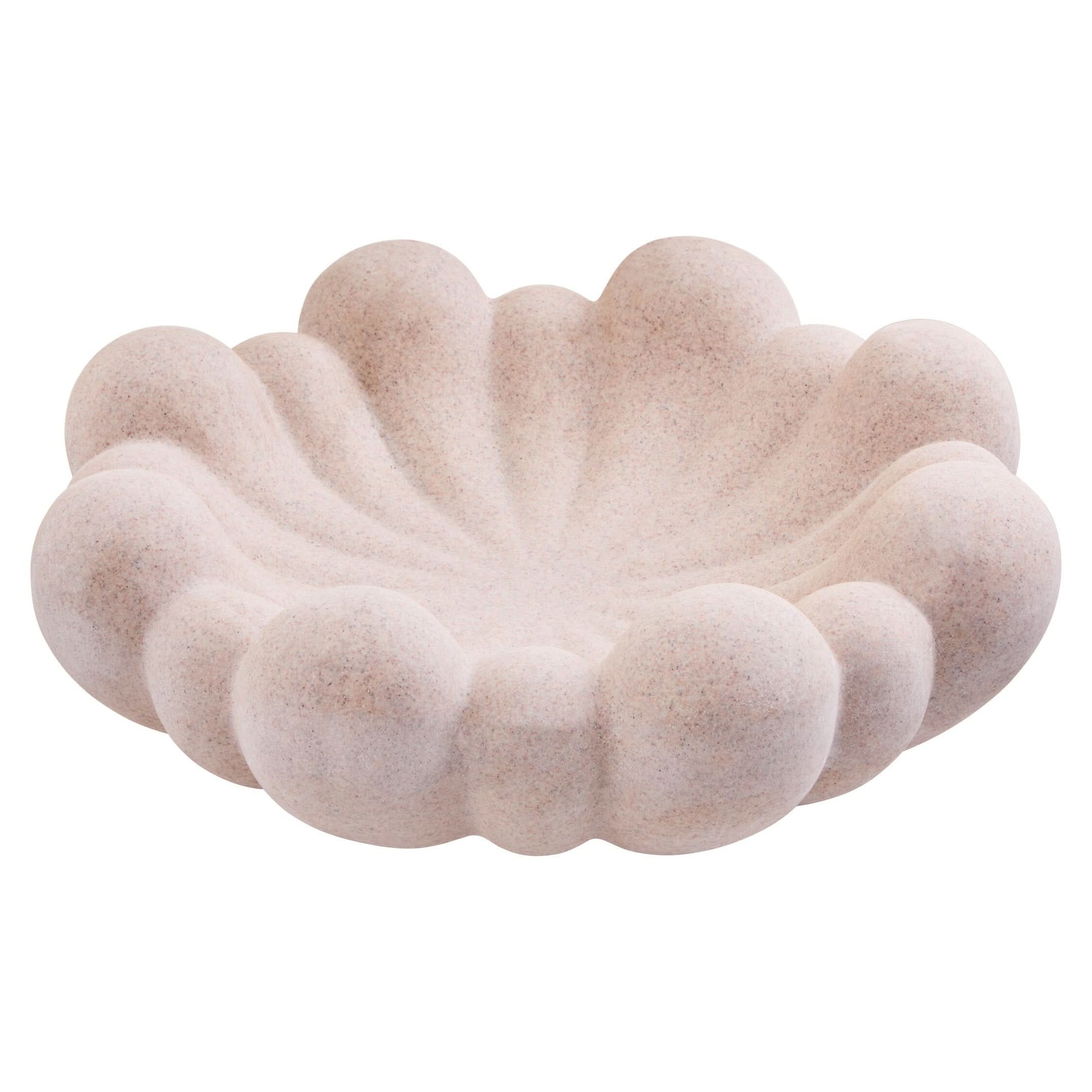 Broc Sandstone Effect Bubble Design Bowl   Nicholas John Interiors