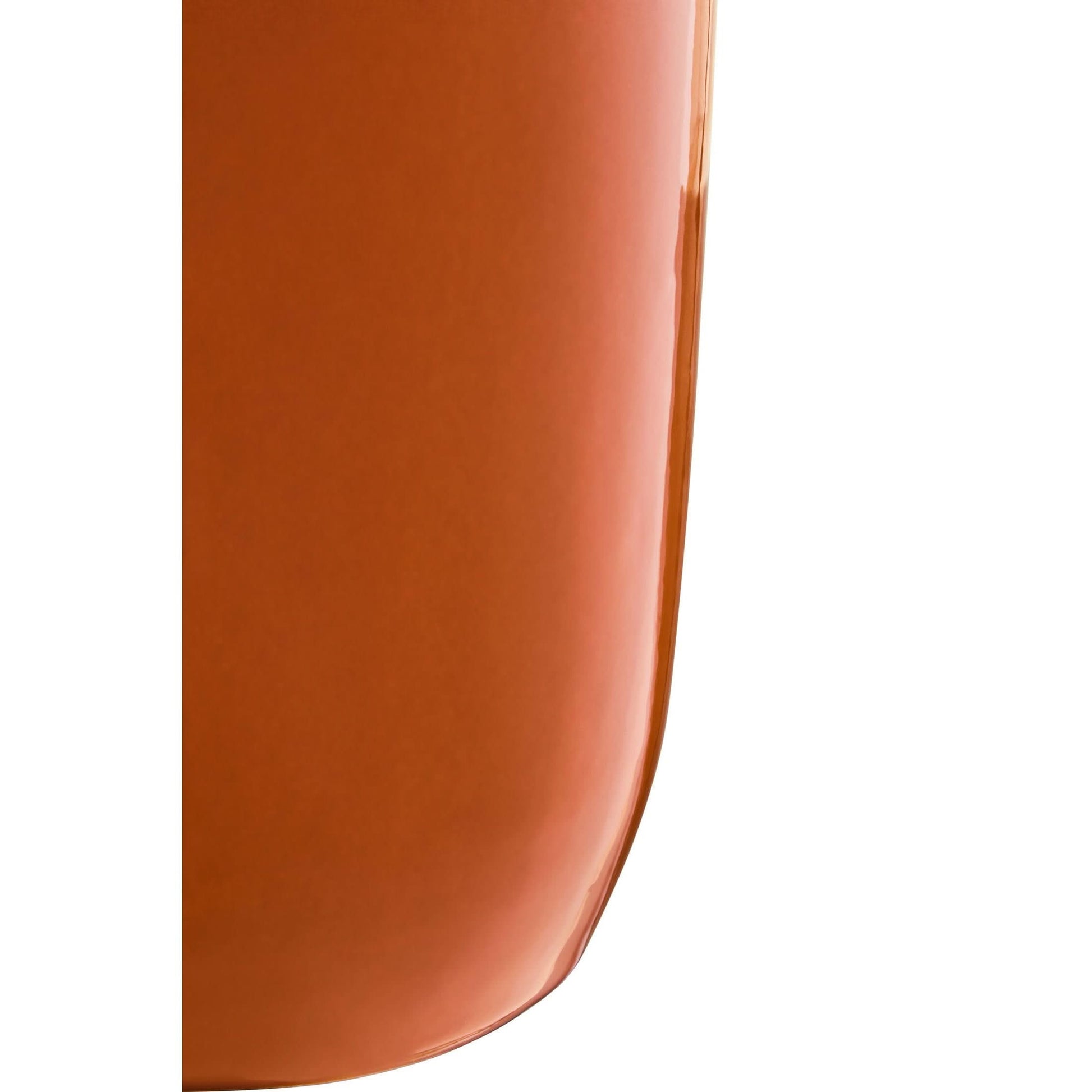 Sonata Large Burnt Orange Vase with Abstract Handles   Nicholas John Interiors