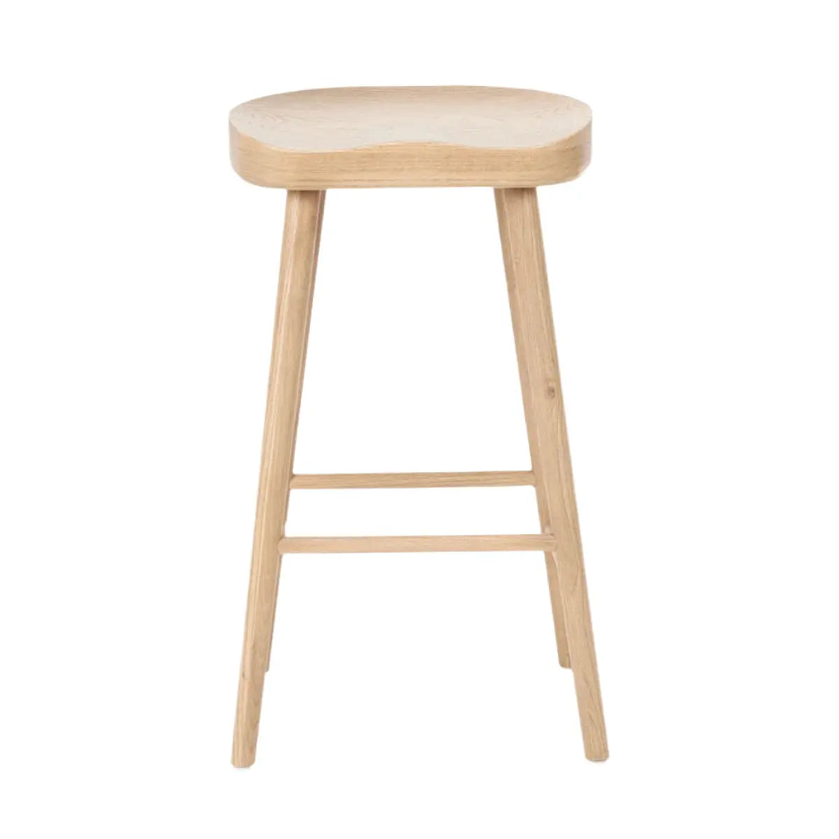 Laselle Ash Wood Bar Stool  Nicholas John Interiors