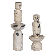 Nouveau Tower Indoor-Outdoor Sculptures Set of 2