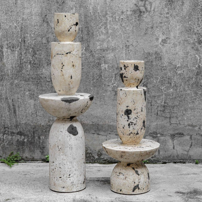 Uttermost Nouveau Tower Indoor-Outdoor Sculptures - Set of 2