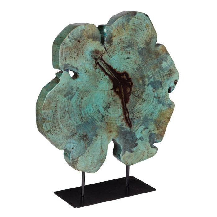 Uttermost Bahati Mounted Wooden Sculpture in Blue
