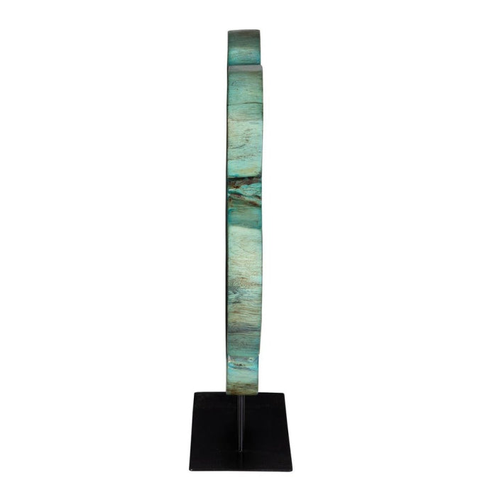 Uttermost Bahati Mounted Wooden Sculpture in Blue