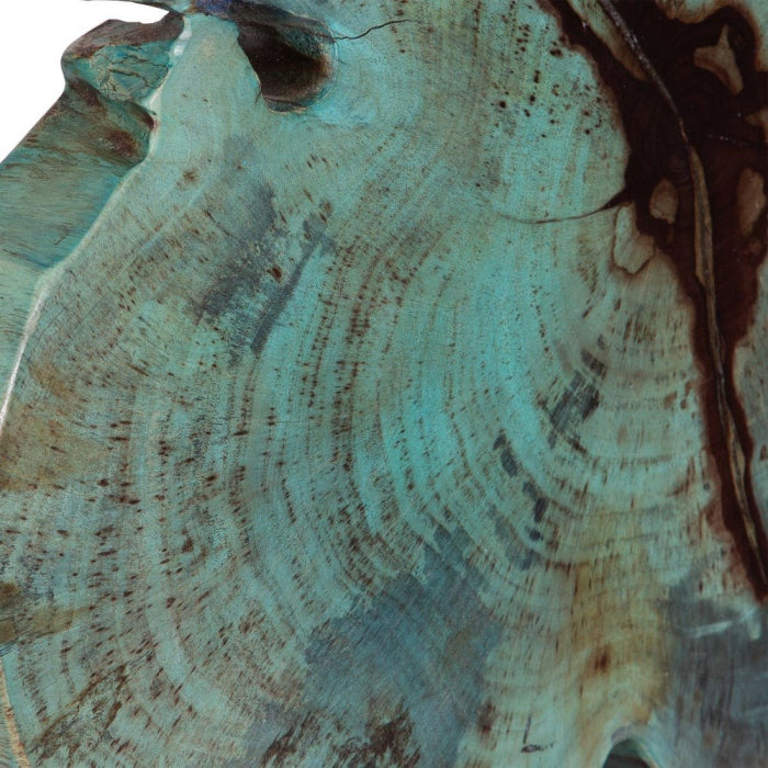 Uttermost Bahati Mounted Wooden Sculpture in Blue