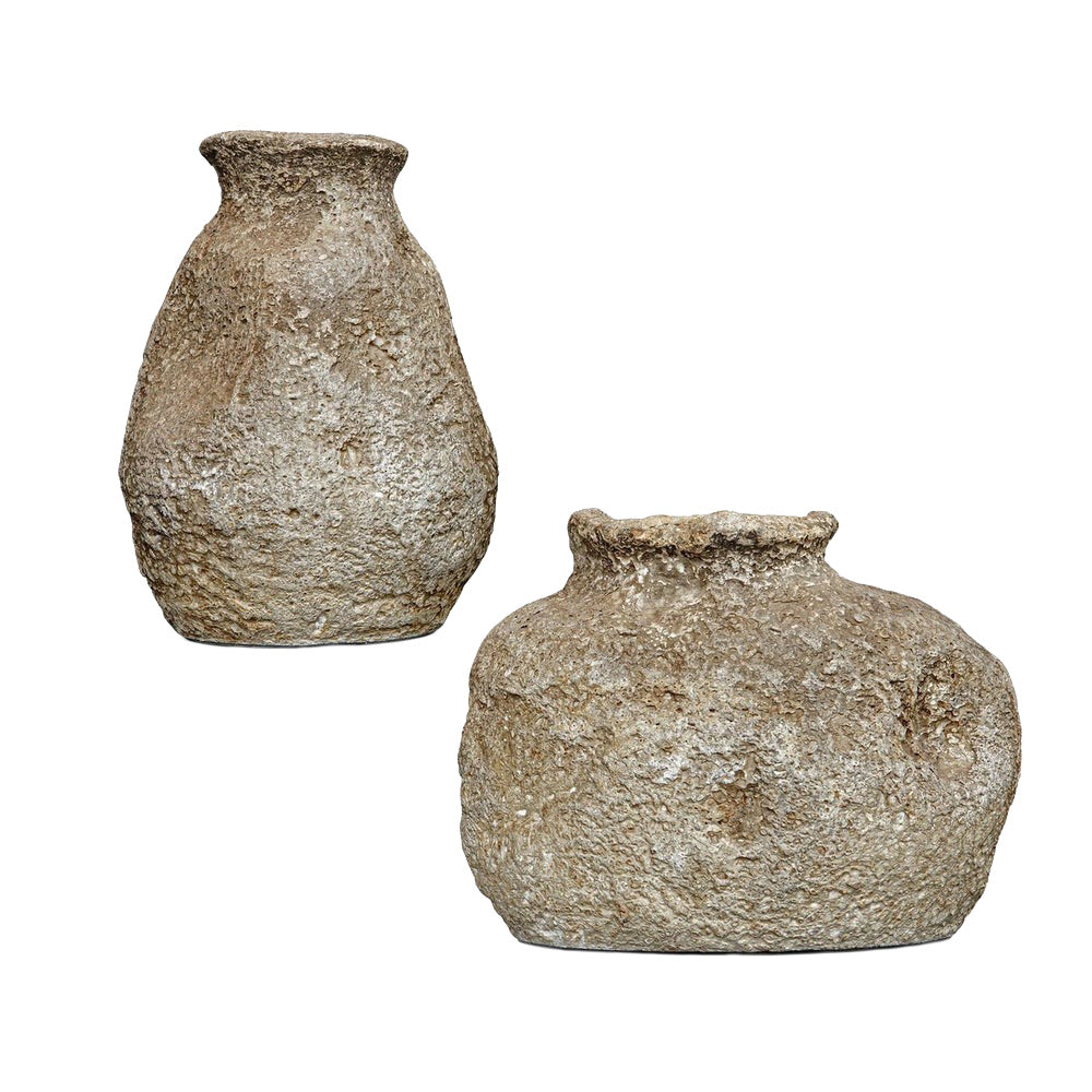 Anchient Echos Indoor-Outdoor Vases Set of 2