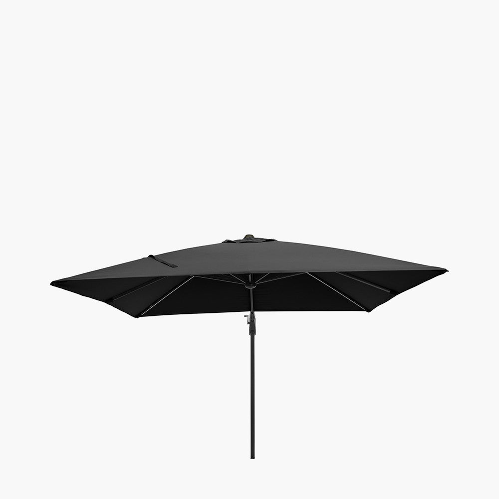 Glow Challenger T2 3m Square Anthracite Free Arm Parasol Pacific Lifestyle
