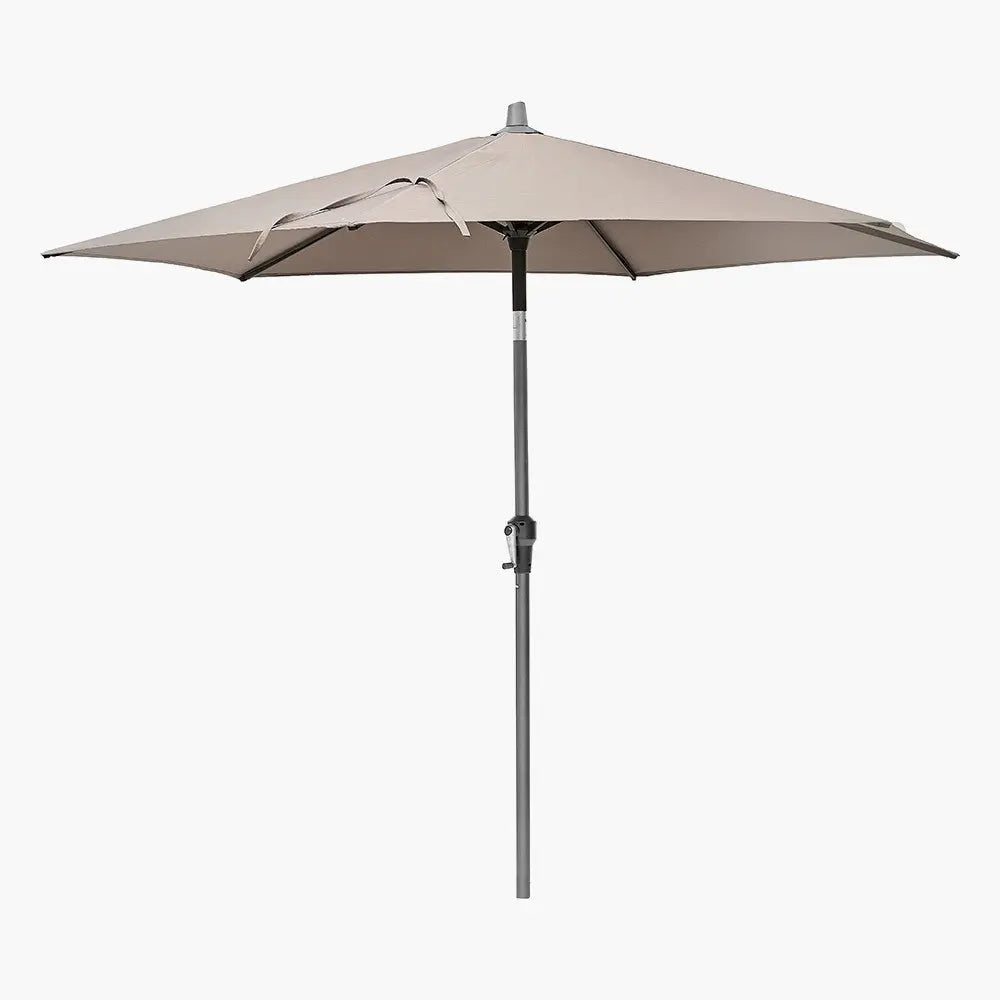 Riva 2.5m Round Taupe Parasol  Nicholas John Interiors