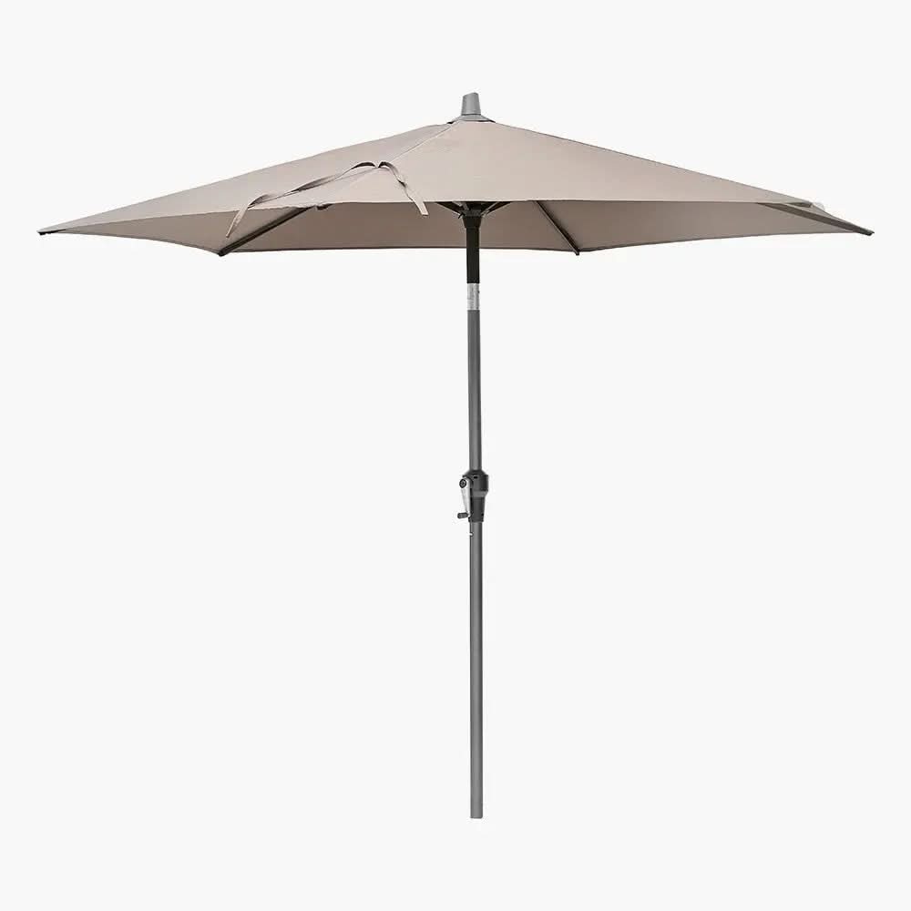 Riva 2.5m Round Taupe Parasol  Nicholas John Interiors