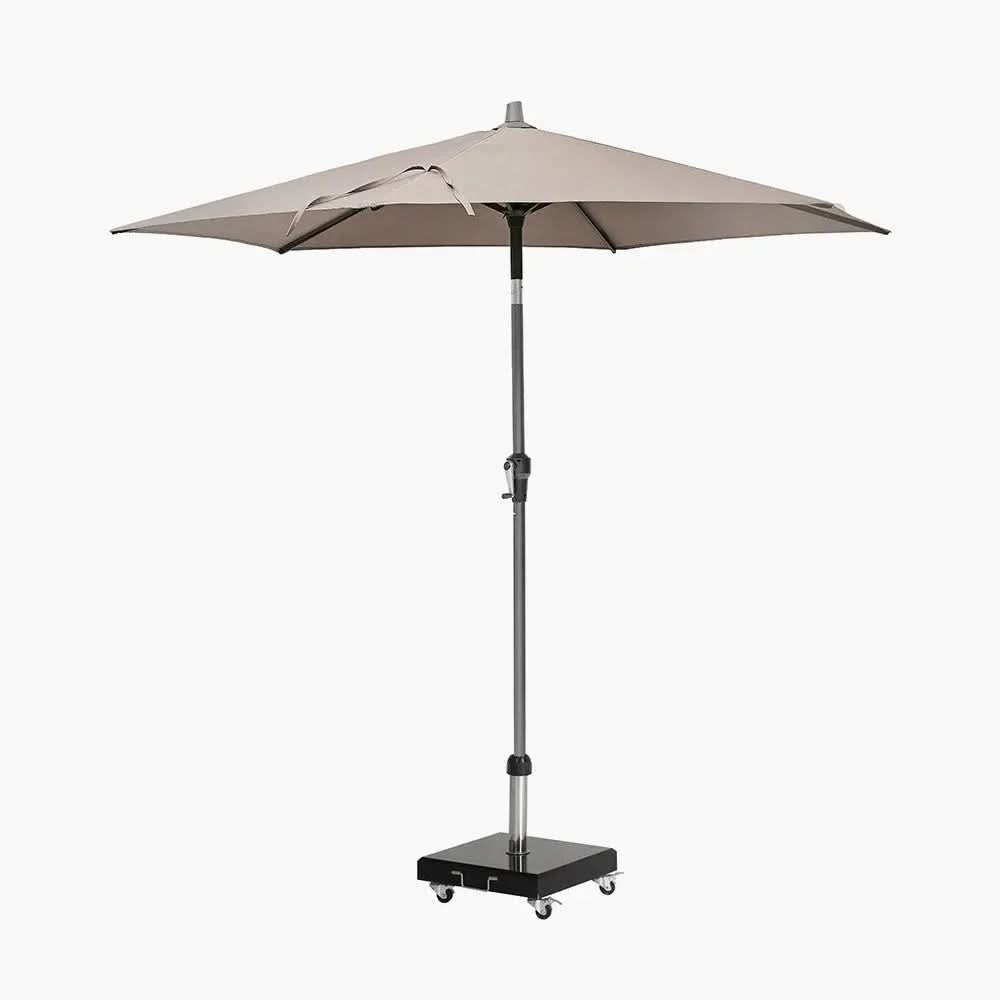 Riva 2.5m Round Taupe Parasol  Nicholas John Interiors