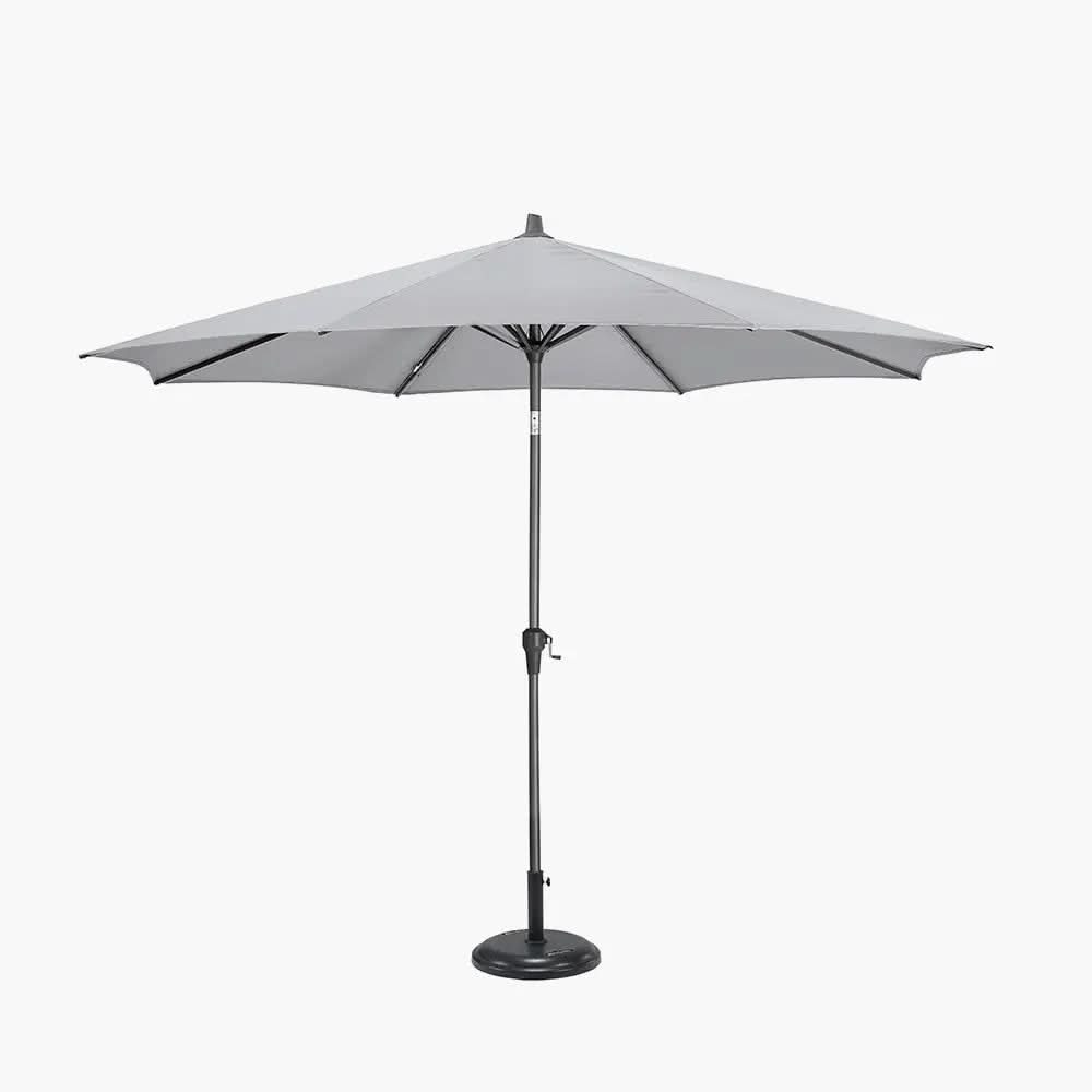 Riva 3m Round Luna Grey Parasol  Nicholas John Interiors