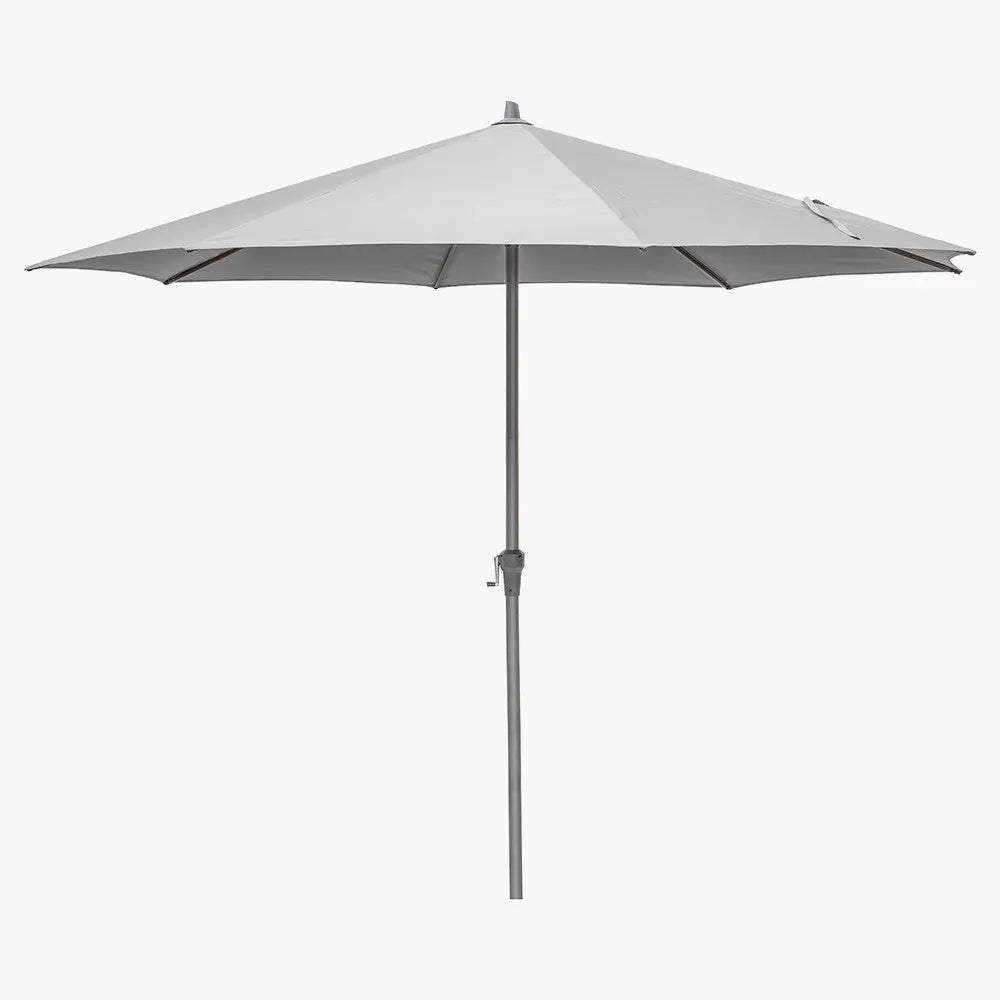 Riva 3.5m Round Luna Grey Parasol  Nicholas John Interiors